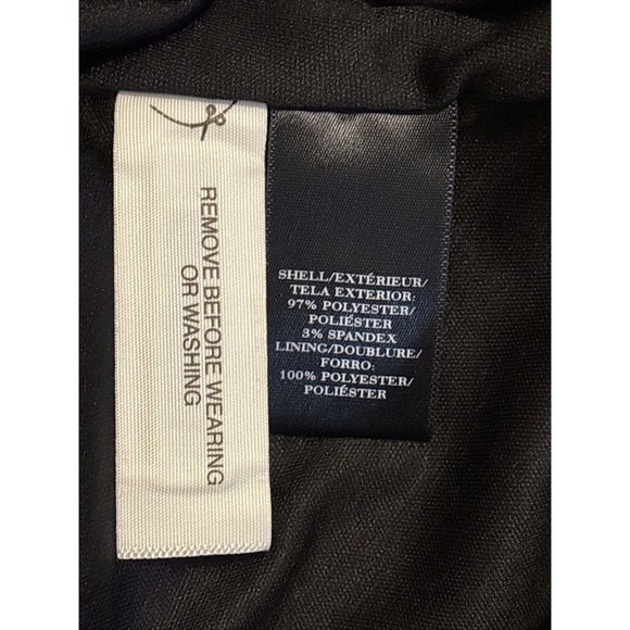 Ann Taylor Pencil Skirt Lined Back Vent Back Zip Up Sequined Dark Navy Size 14 - Picture 6 of 7